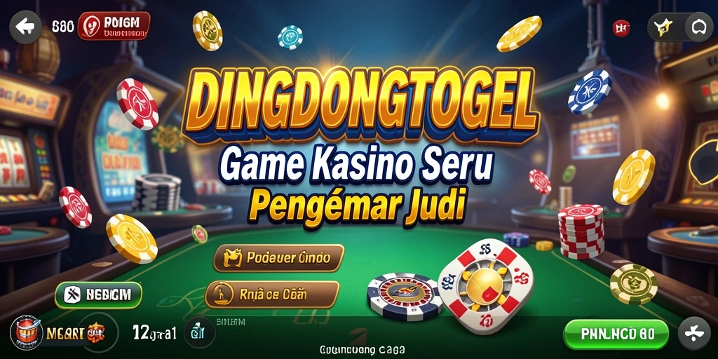 Tampilan gameplay seru dan mengasyikkan di DINGDONGTOGEL.