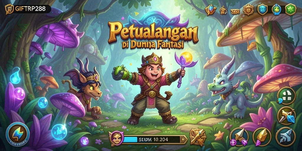 Menampilkan gameplay menakjubkan dalam dunia petualangan.