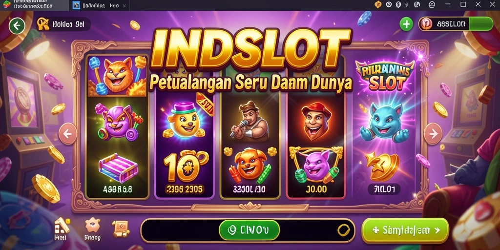 Tampilan menarik dari gameplay INDSLOT dengan grafis slot yang memukau.