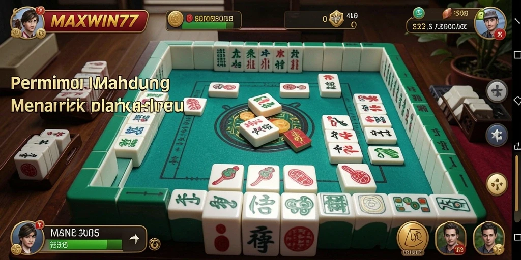 Screenshot gameplay menampilkan keseruan permainan Mahjong.