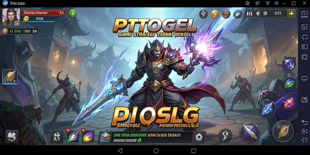 Screenshot menunjukkan gameplay menarik PTTOGEL sebagai game SLG.