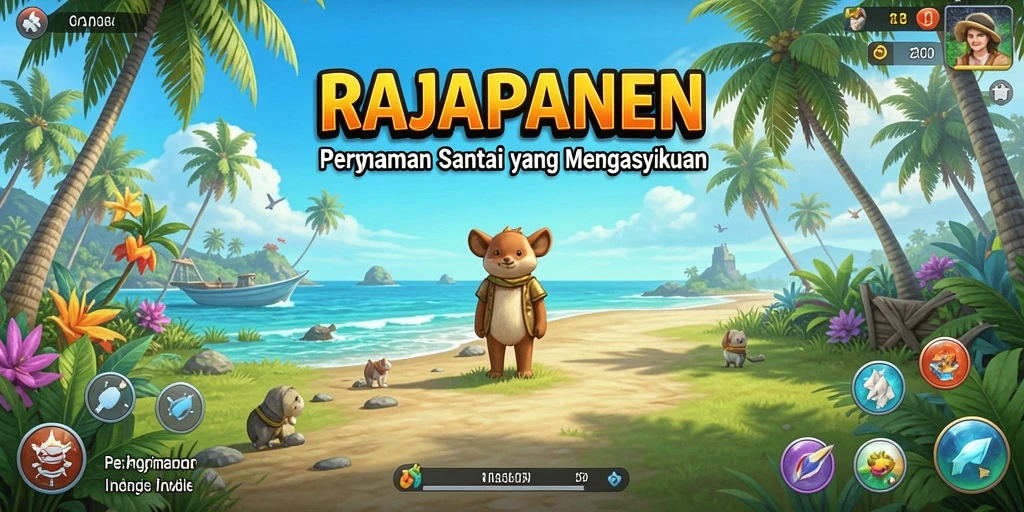 Screenshot utama RAJAPANEN menampilkan gameplay yang mengasyikkan.