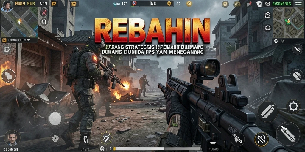 Tampilan gameplay seru dalam REBAHIN dengan aksi mendebarkan.