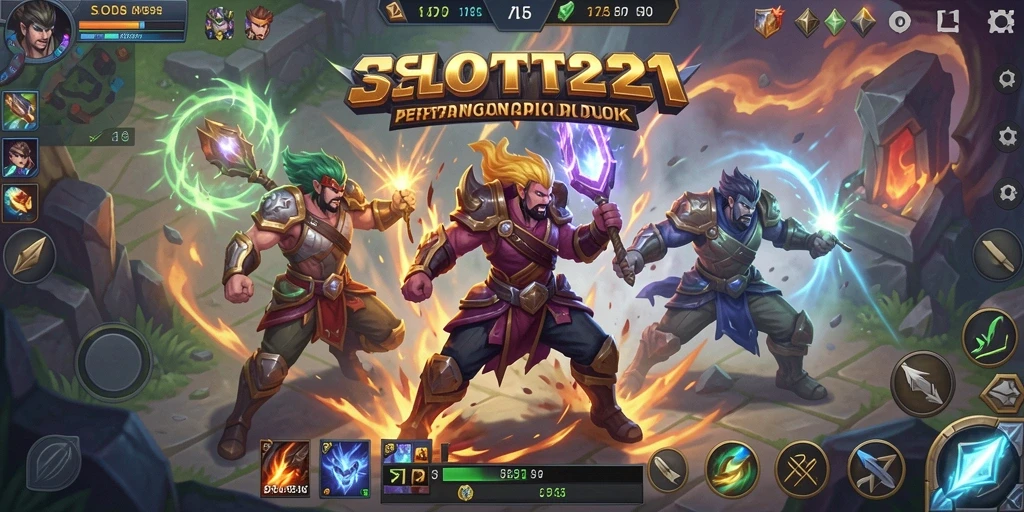 Gameplay SLOT21 yang intens dan penuh strategi saat bertarung.