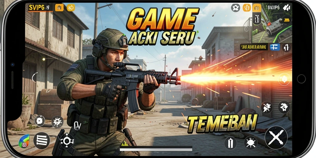 Gameplay mendebarkan dalam <strong>SVIP6</strong> dengan aksi tembak-menembak seru.