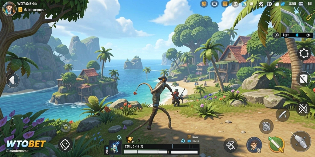 Tampilan gameplay Open World yang menakjubkan dan mendalam.